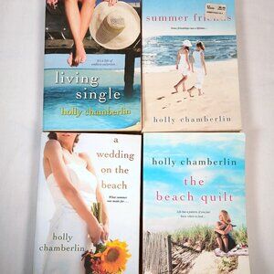 Holly Chamberlin Books Bundle of 4 Summer, Wedding, Beach, Friends Great Reading